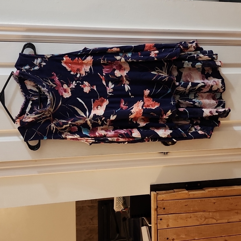 Hi-Low Floral Tank